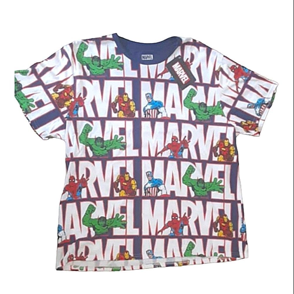 NWT Marvel All Over Print Tshirt Men's Size 2x